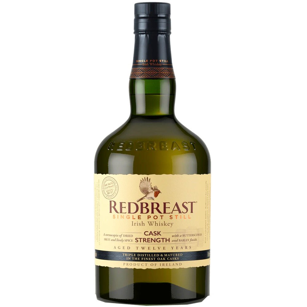 Redbreast Cask Strength 12 Year Old Single Pot Still Irish Whiskey - Bottle Engraving