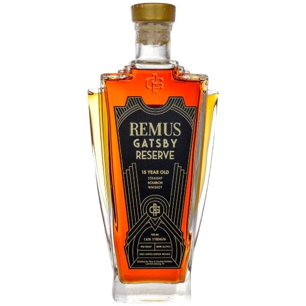Remus Gatsby Reserve 15 Year Cask Strength Bourbon Whiskey - Bottle Engraving