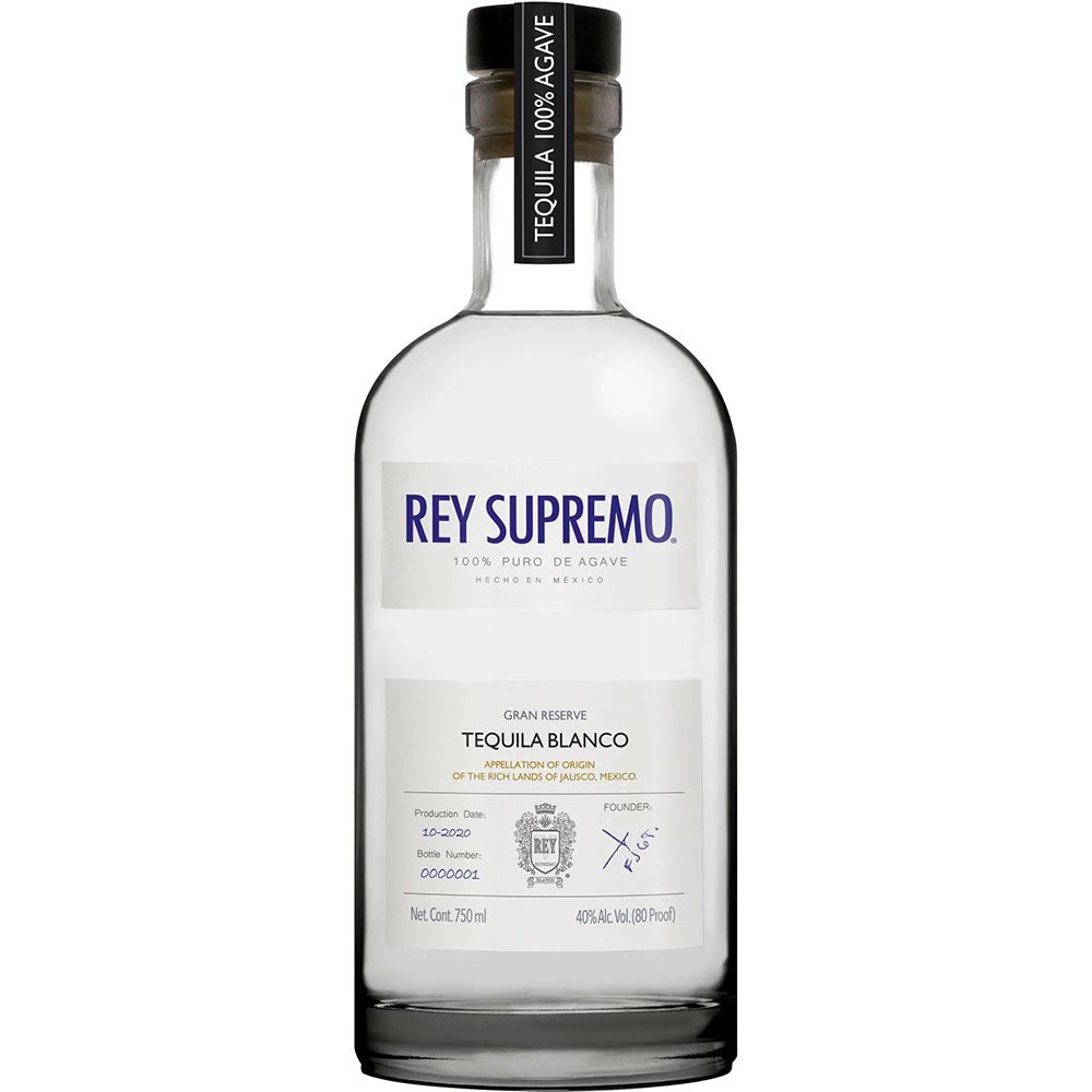 Rey Supremo Gran Reserve Blanco Tequila - Bottle Engraving