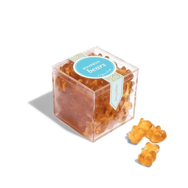 Sugarfina Bourbon Gummy Bears Candy Cube - Bottle Engraving