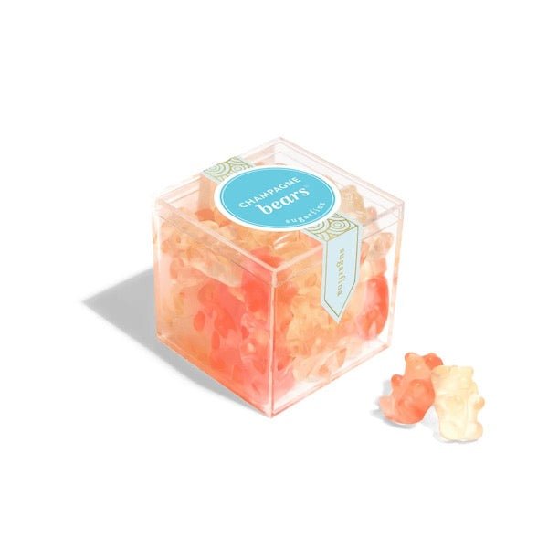 Sugarfina Champagne Bears - Small Candy Cube - Bottle Engraving