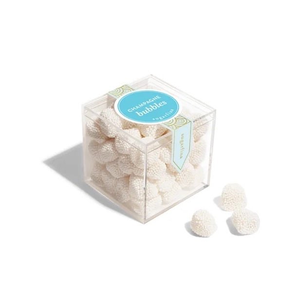 Sugarfina Champagne Bubbles Gummy Candy Cube - Bottle Engraving