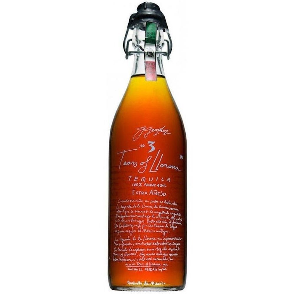 Tears of Llorona Extra Anejo Tequila - Bottle Engraving