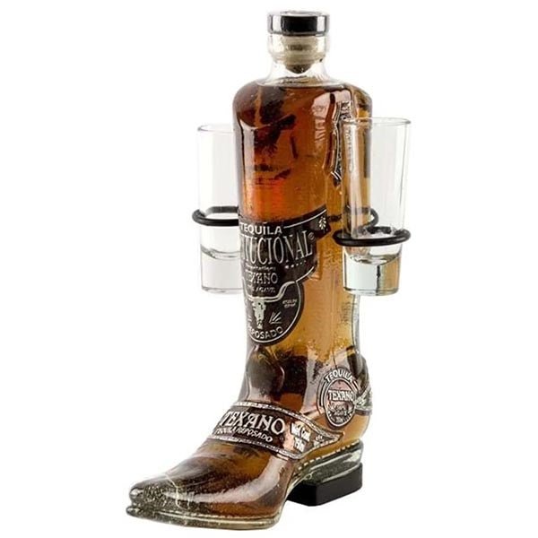 Texano Boot Reposado Tequila - Bottle Engraving