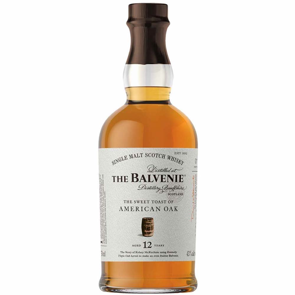 The Balvenie 12 Year Old Sweet Toast of American Oak Scotch Whisky - Bottle Engraving