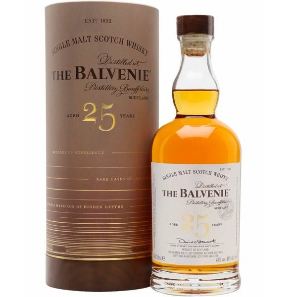 The Balvenie Rare Marriages 25 Year Single Malt Scotch Whisky - Bottle Engraving