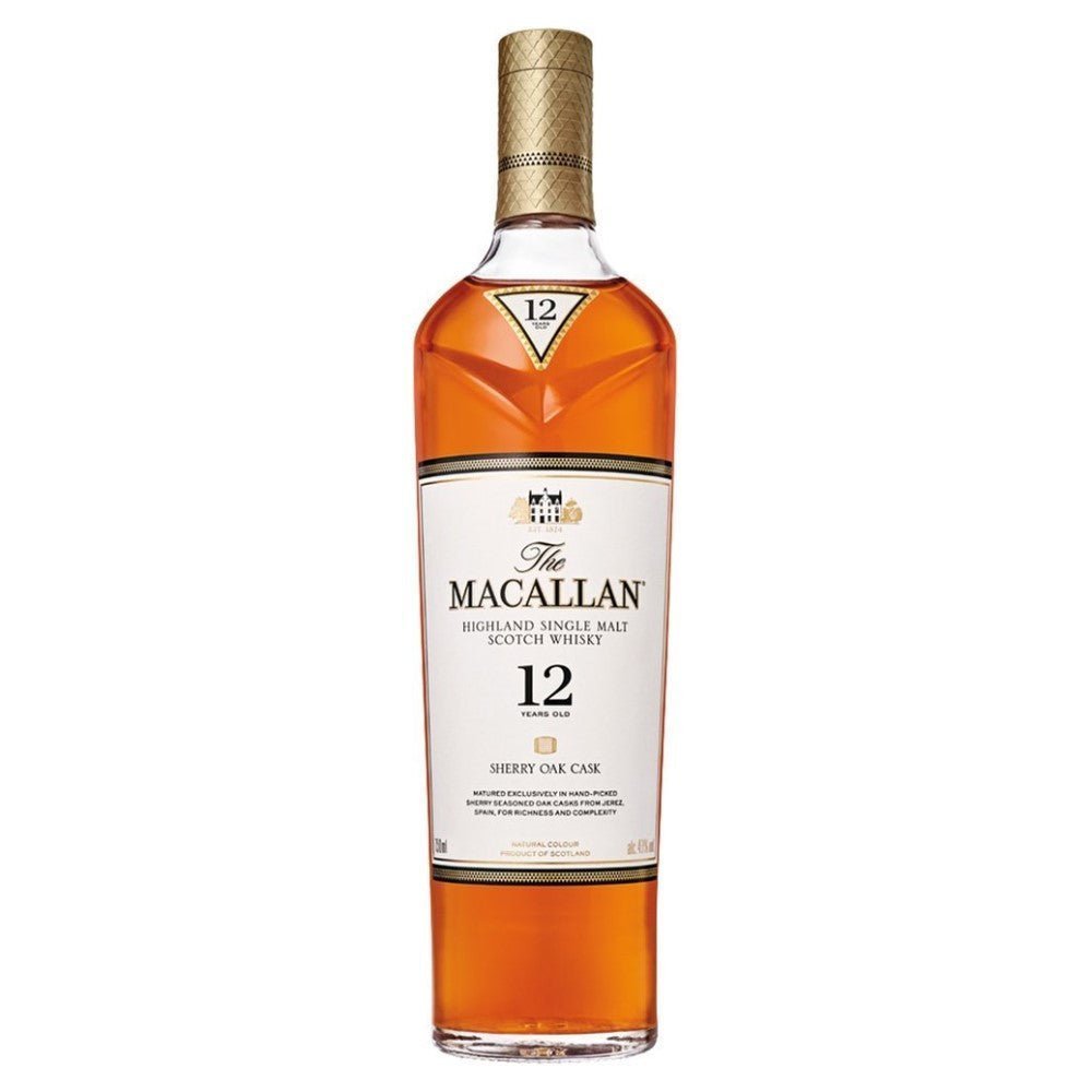 The Macallan 12 Year Sherry Oak Single Malt Scotch Whisky - Bottle Engraving