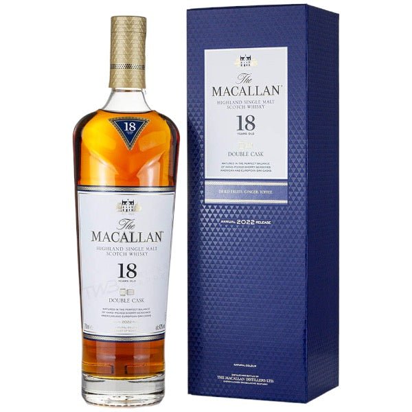 The Macallan 18 Year Old Double Cask Scotch Whisky - Bottle Engraving