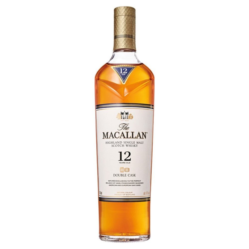 The Macallan Double Cask 12 Year Old Single Malt Scotch Whiskey - Bottle Engraving
