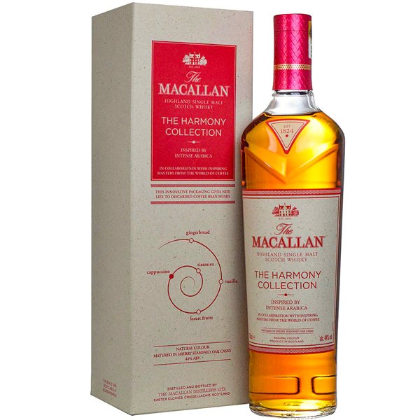 The Macallan Harmony Collection Inspired By Intense Arabica Single Malt Scotch Whiskey - Bottle Engraving