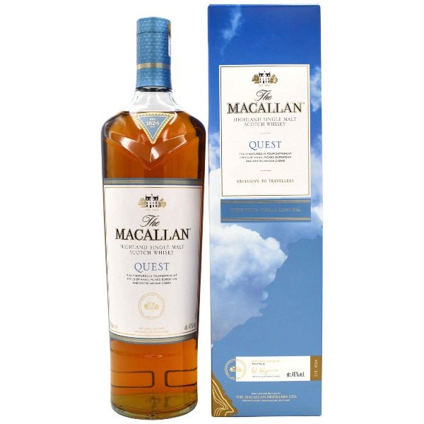 The Macallan Quest Single Malt Scotch Whiskey - Bottle Engraving