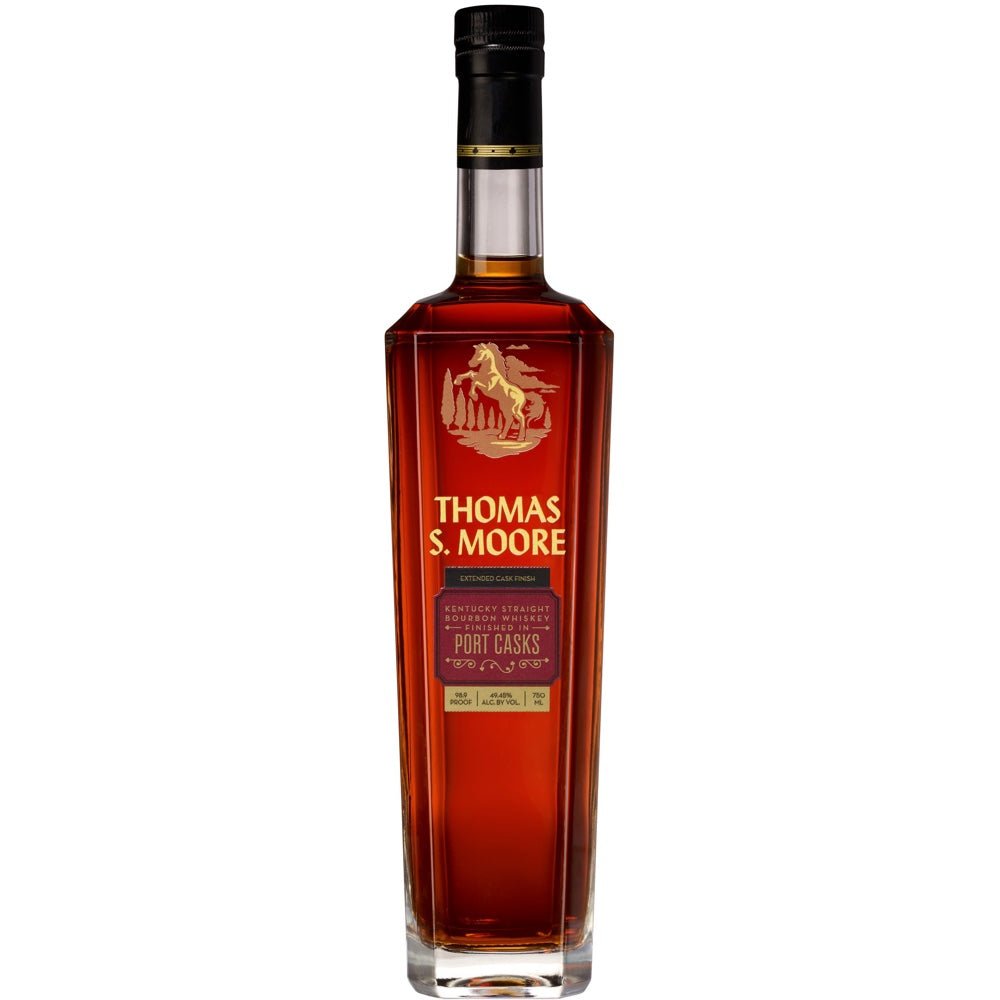 Thomas S. Moore Bourbon Port Cask - Bottle Engraving