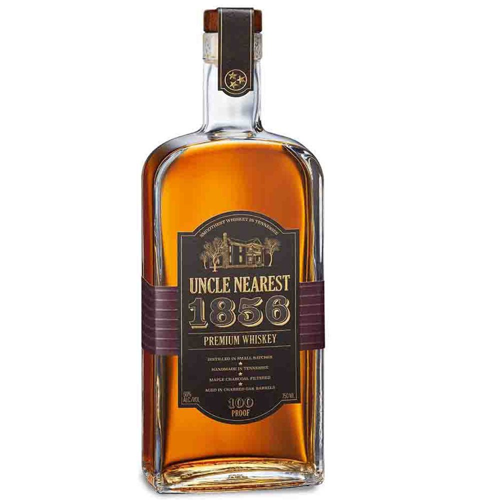 Uncle Nearest Label Uncle Nearest 1856 100 Proof Tennessee Premium Whiskey – Bottle Engraving