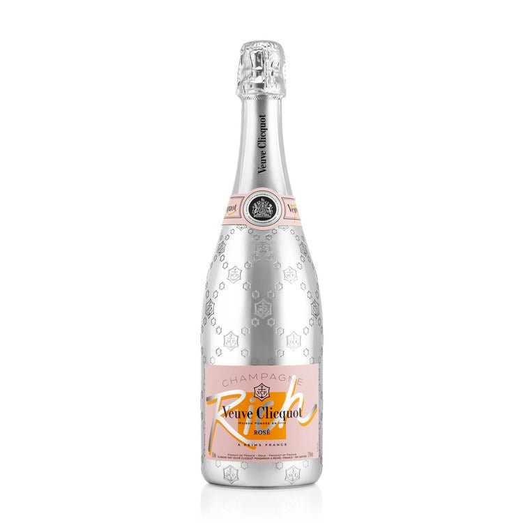 Veuve Clicquot Champagne Rich Rose - Bottle Engraving
