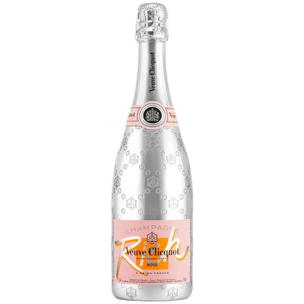 Veuve Clicquot Rich Rose Champagne - Bottle Engraving