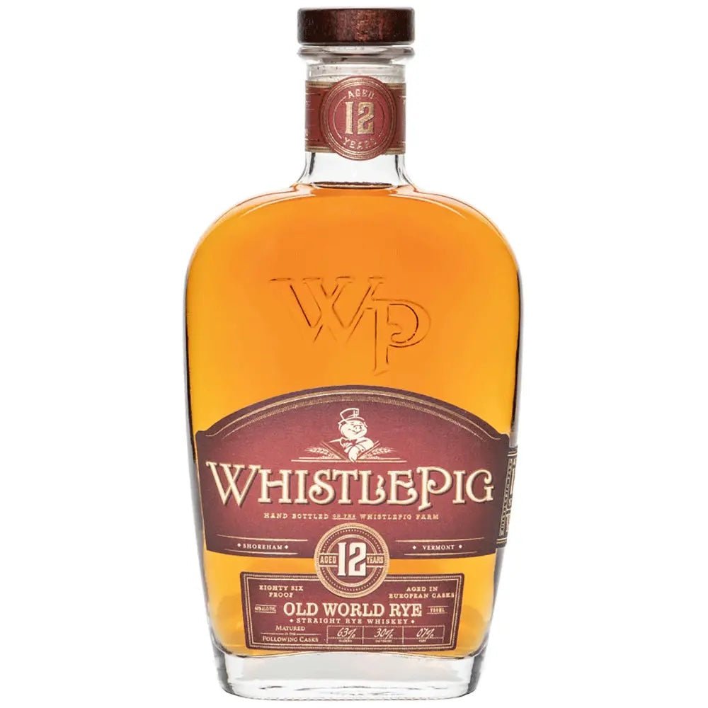 WhistlePig 12 Year Old World Rye Whiskey - Bottle Engraving
