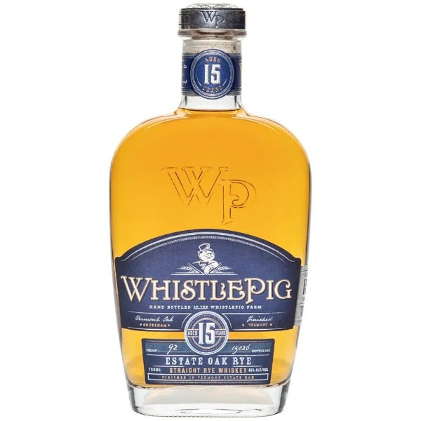 WhistlePig 15 Year Old Straight Rye Whiskey Bottle Engraving