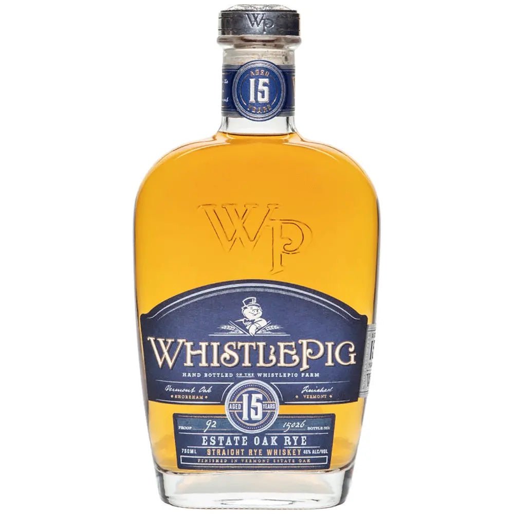 WhistlePig 15 Year Old Straight Rye Whiskey - Bottle Engraving