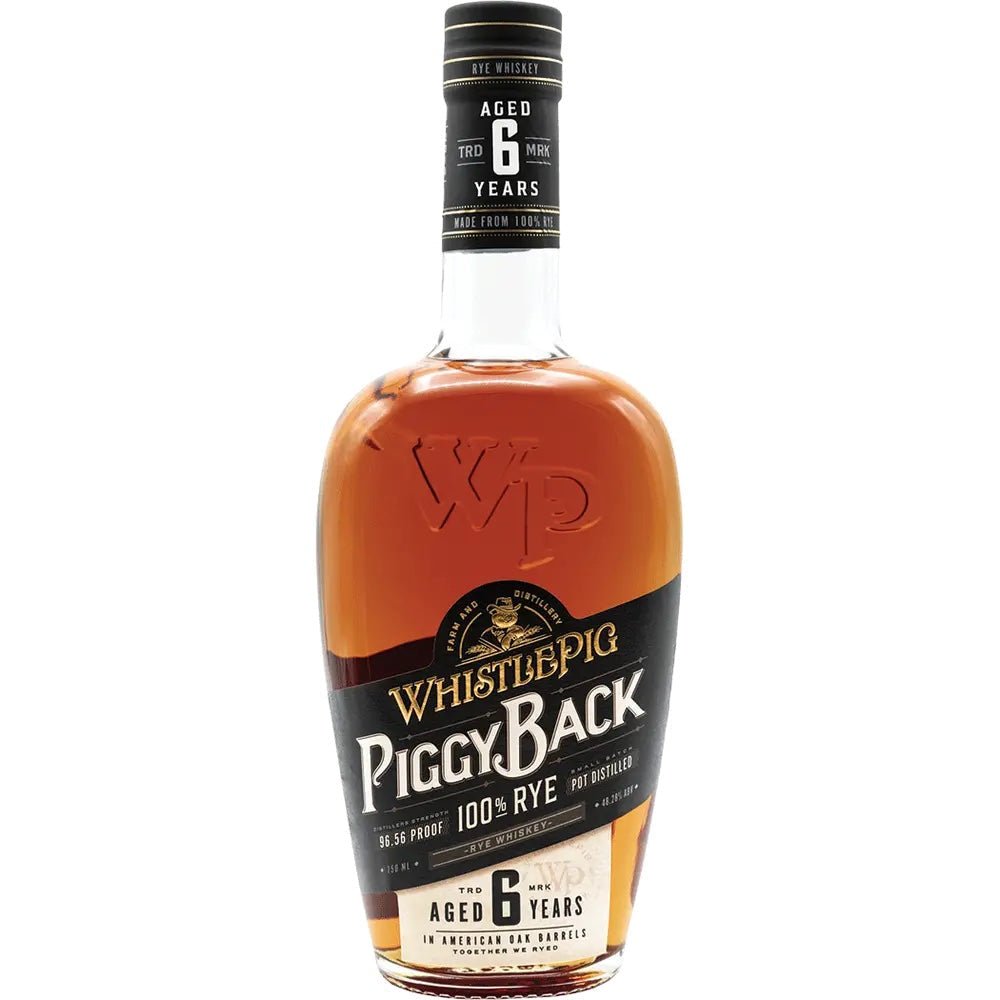 WhistlePig 6 Year Piggyback Rye Whiskey - Bottle Engraving