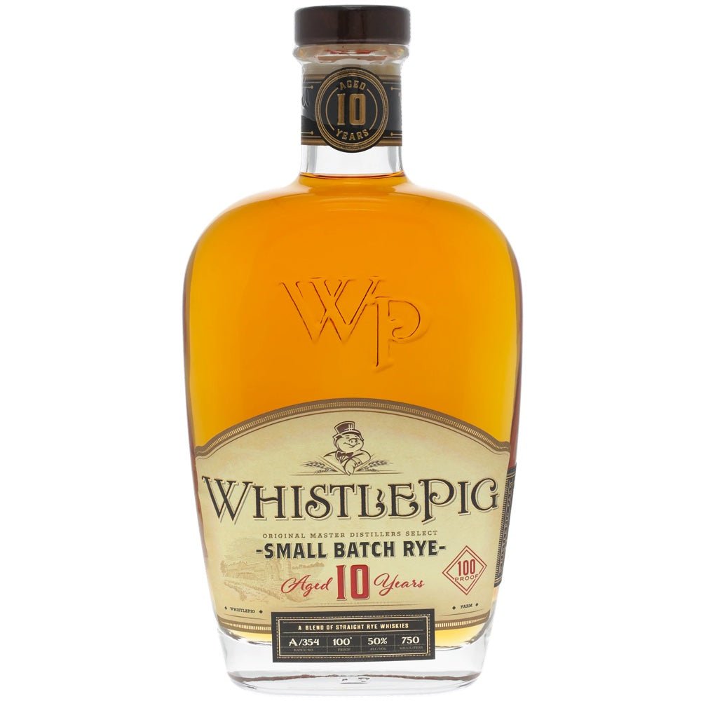 WhistlePig Small Batch Rye 10 Year Whiskey - Bottle Engraving