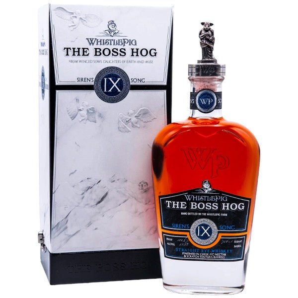 WhistlePig The Boss Hog IX Siren's Song Straight Rye Whiskey - Bottle Engraving