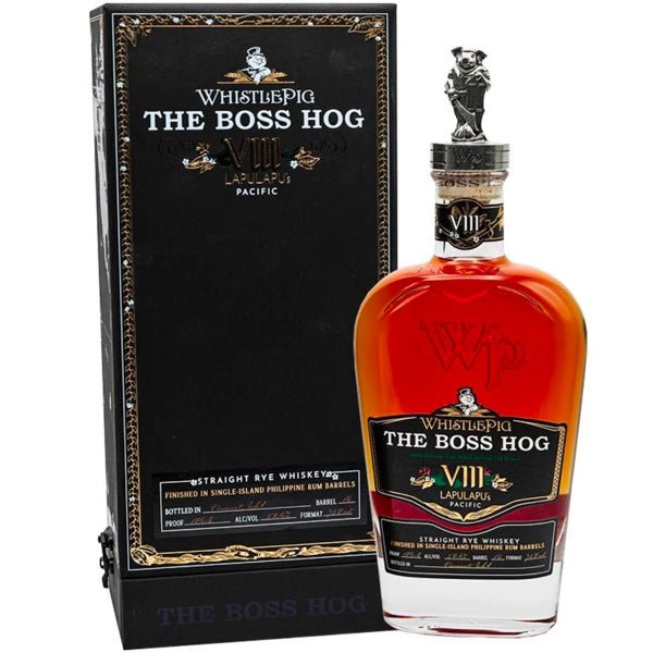 WhistlePig The Boss Hog VIII Lapulapu’s Pacific Limited Edition Whiskey - Bottle Engraving