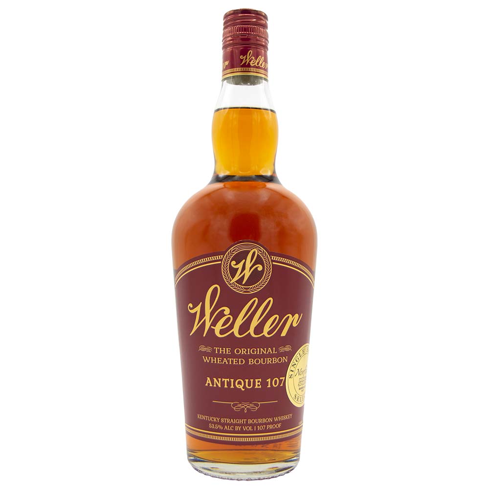 W.L. Weller 107 Antique Single Barrel 2017 NCF Straight Bourbon Whiskey - Bottle Engraving