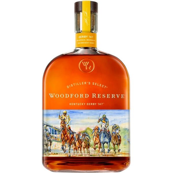 Woodford Reserve 2021 Kentucky Derby 147 Bourbon Whiskey - Bottle Engraving